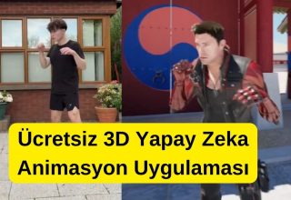 Ücretsiz 3D Yapay Zeka Animasyon Uygulaması