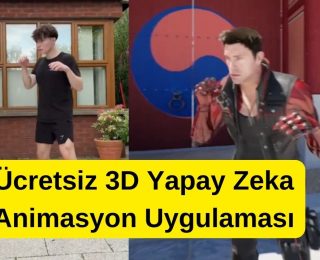 Ücretsiz 3D Yapay Zeka Animasyon Uygulaması